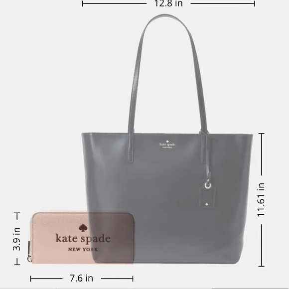 NWT Kate Spade Glitter on large continental wallet - Picture 13 of 16